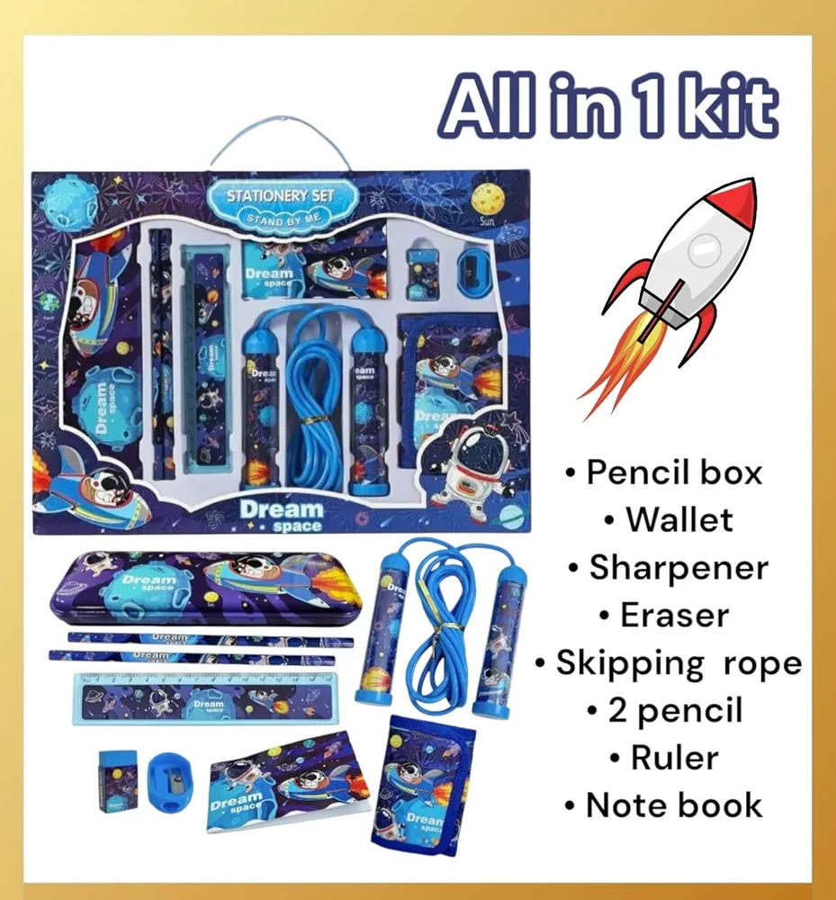 STATIONERY SET 9 PCS # YOYO 8022 SPACE