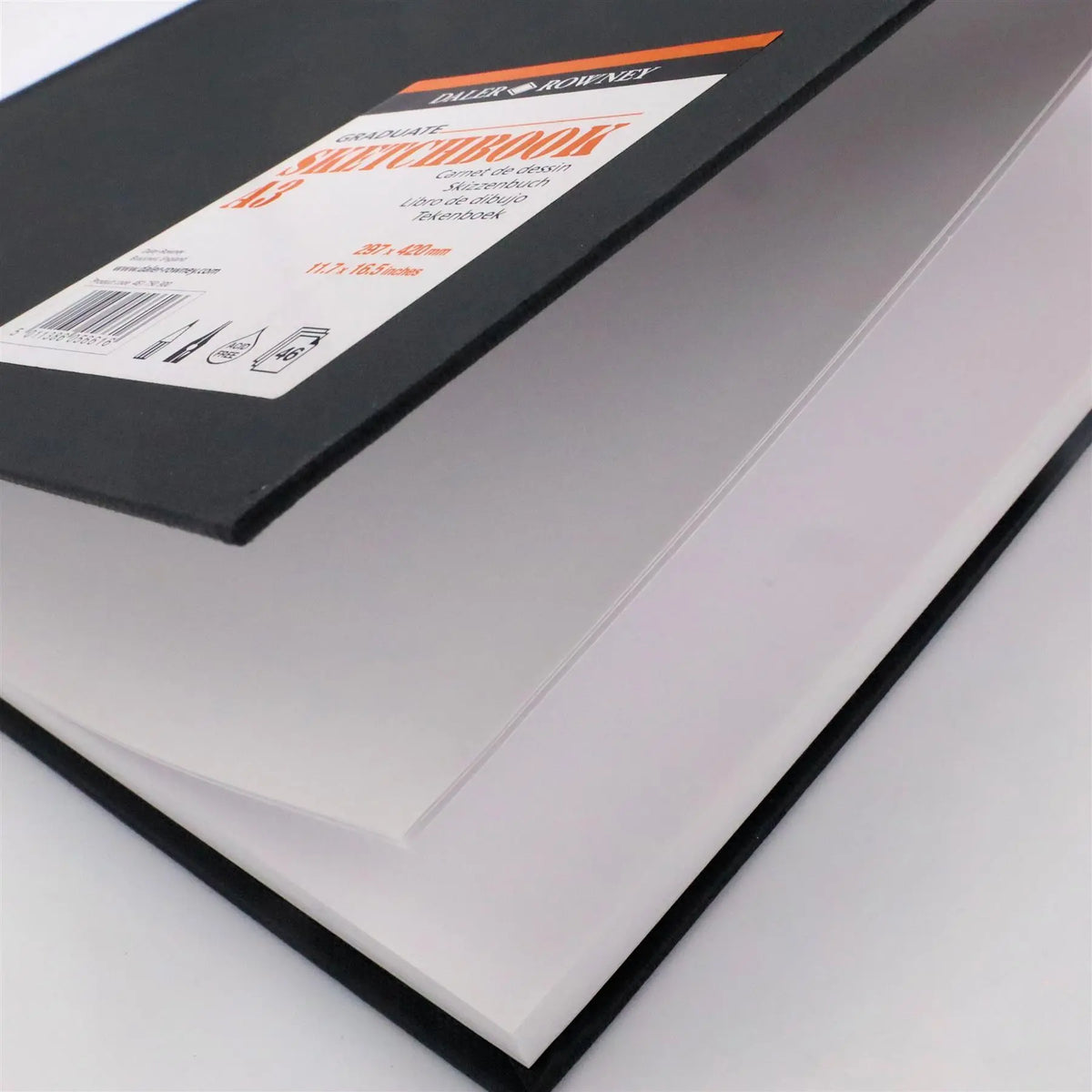 Daler Rowney Graduate Hardback Sketchbooks – 130gsm 46 Sheets