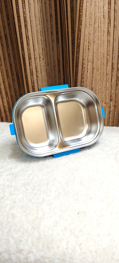 Kuromi stainless steel lunch box with 2 comaprtments