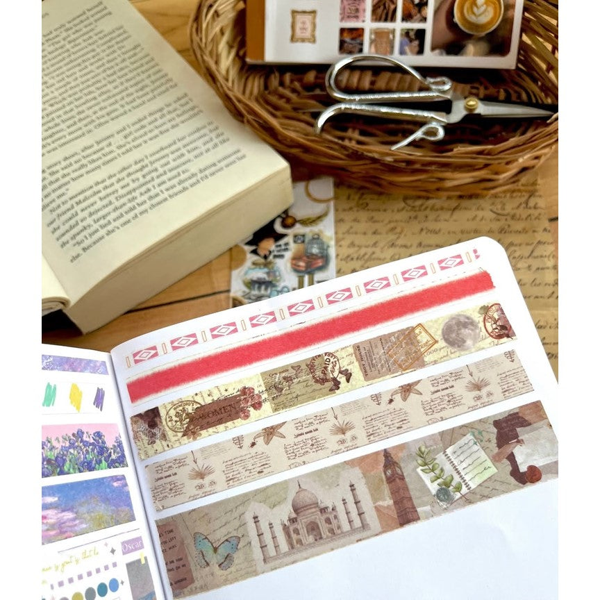 Limmy vintage washi tape 10 pcs (XM JD2645F)
