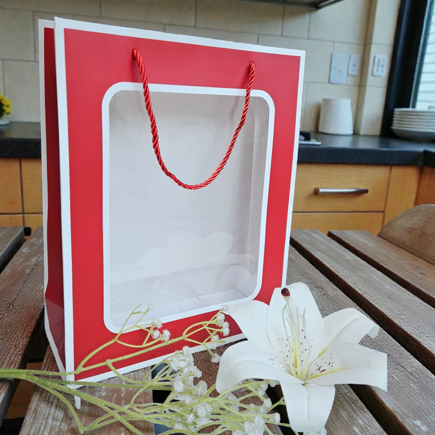 Transparent Window Goodie Bag 13x10 inches