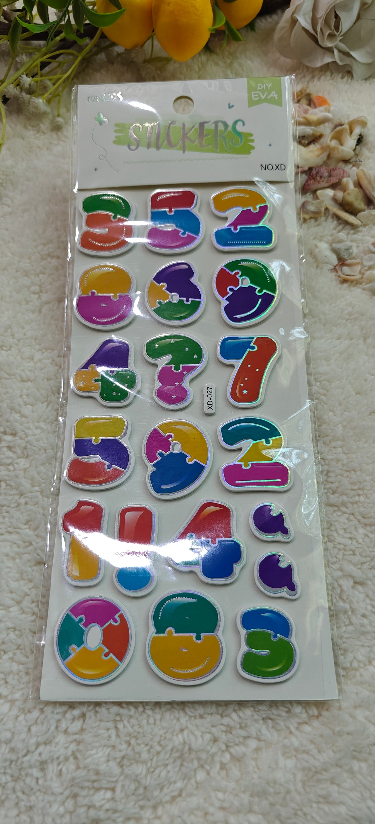 123 stickers (XD- 026, 027, 028, 030)