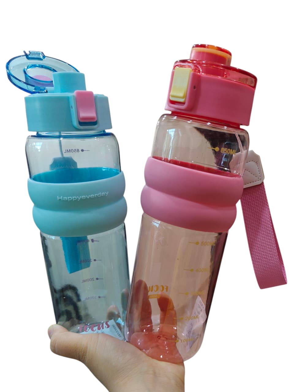 Transparent water bottleBPA free 950ml (285) (non thermos)