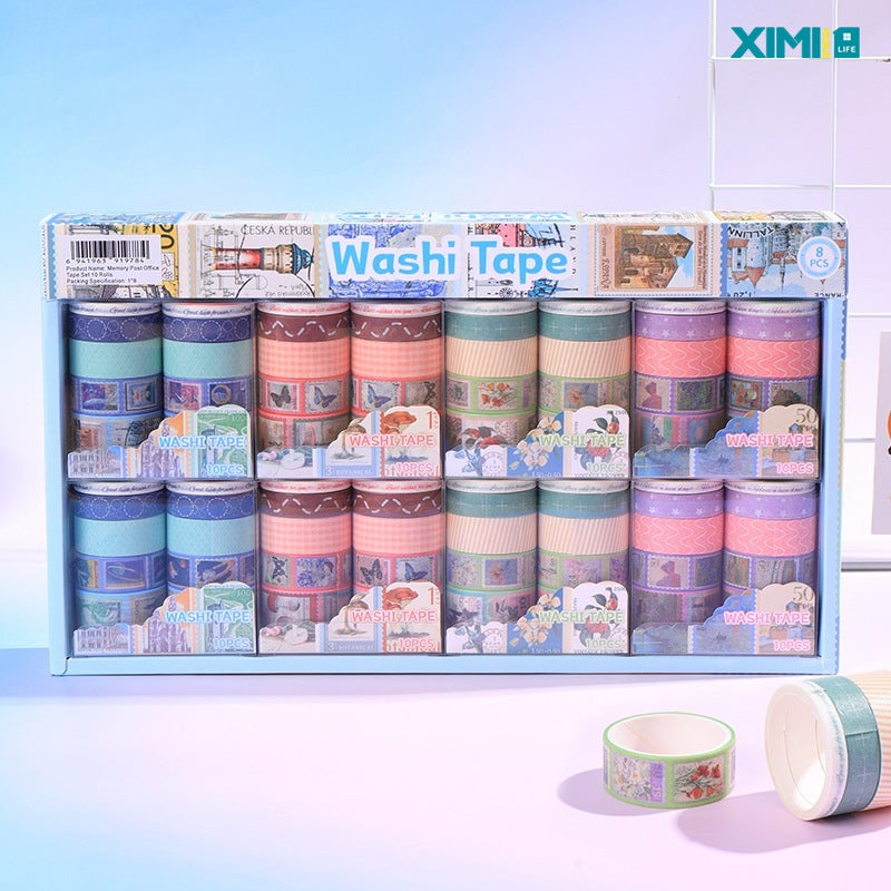 Post office Washi tape 10pcs(JD2645C)
