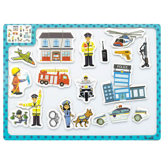 Magnetic easy 2-3 piece puzzle
