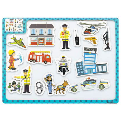 Magnetic easy 2-3 piece puzzle