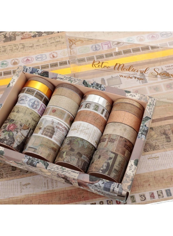 Retro Medieval 24 pcs washi tape (JD3112)