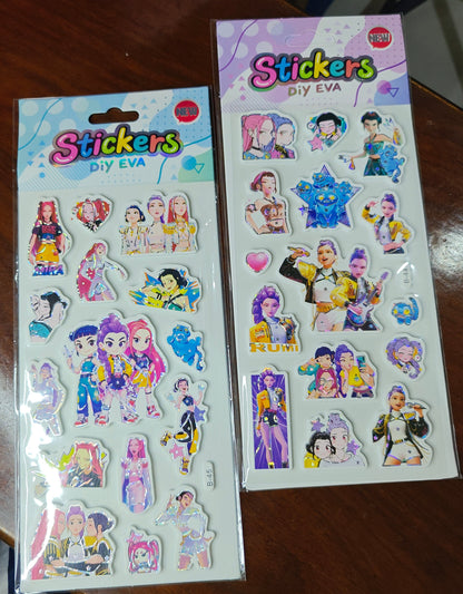 Foamic stickers (no. B)