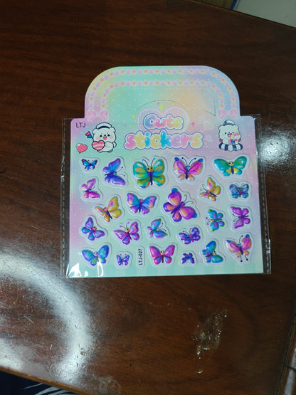 Embossed 3d puffed stickers (LTJ)