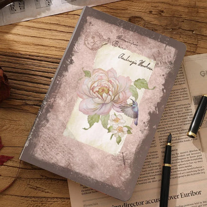 Hardcover floral journaling A5 diary notebook (sss2119)