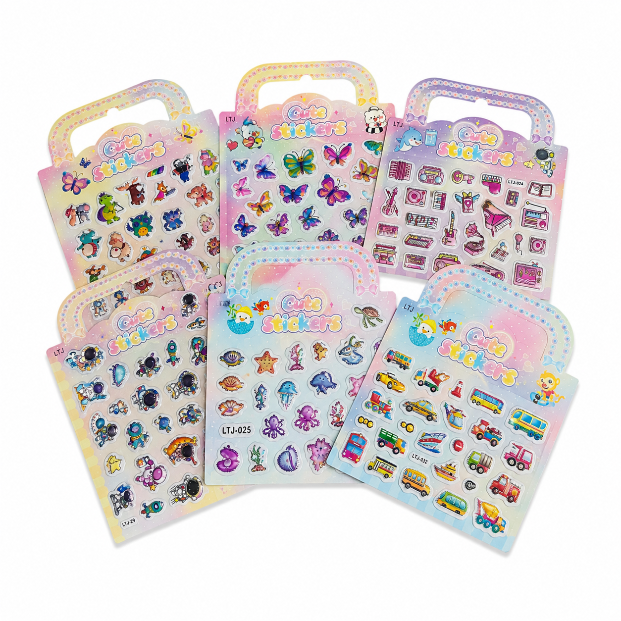 Embossed 3d puffed stickers (LTJ)