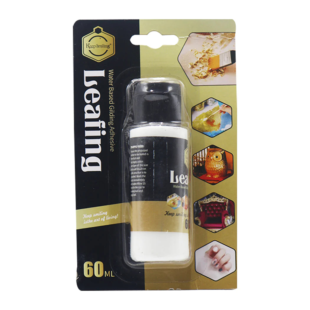 Keep Smiling Leafing Glue – Water Based Adhesive for Gold Leaf 60 ml
