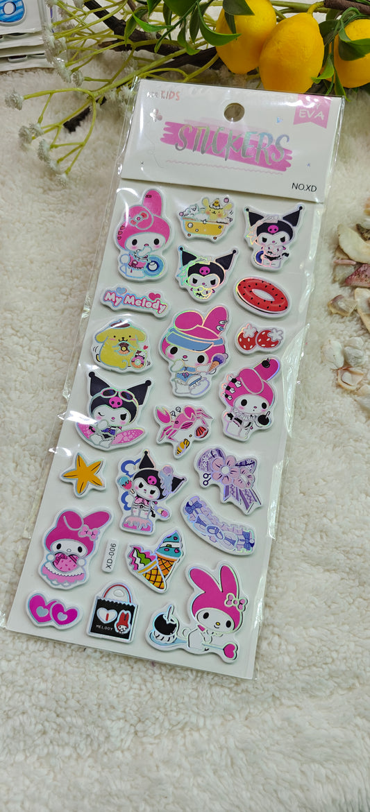 Kuromi foamic stickers(XD-006)