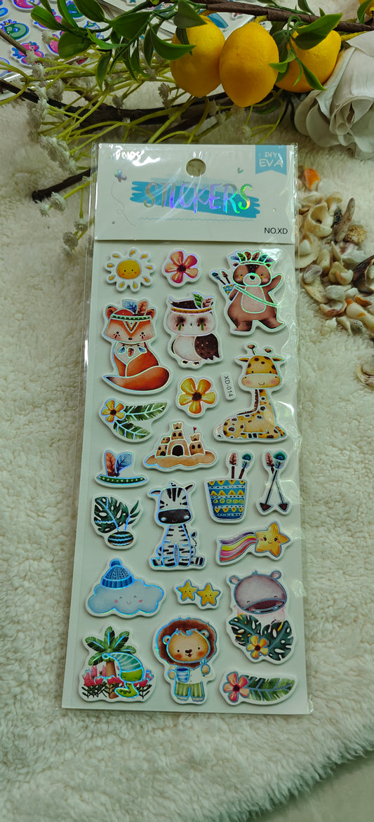 Jungle theme stickers (XD-014)