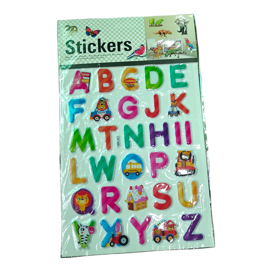 ABC foamic sticker 3d