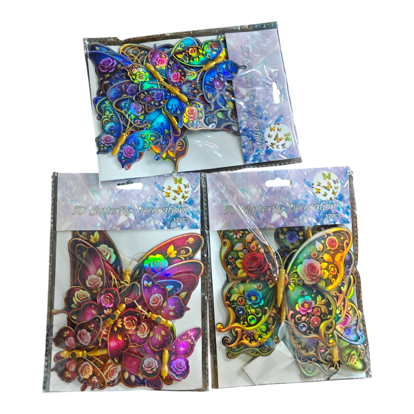 3d magnetic and sticker butterfly