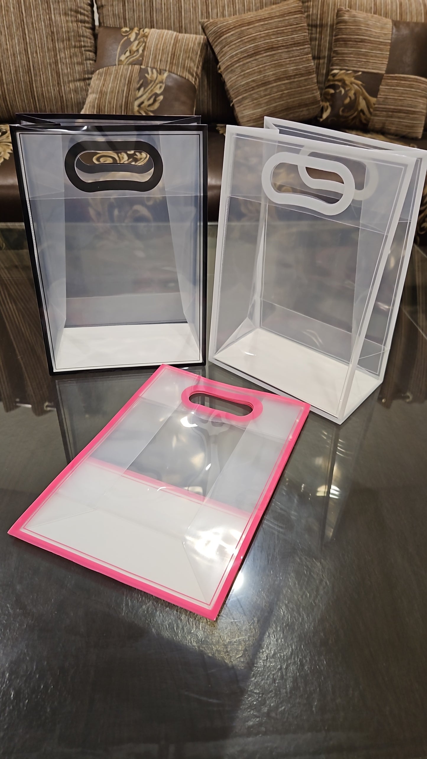 Translucent Goodie Bag D Cut 9x7''