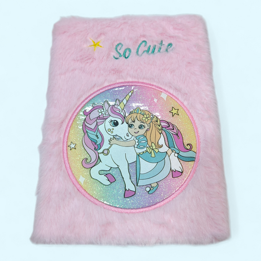 Fur diary unicorn/barbie (1314)