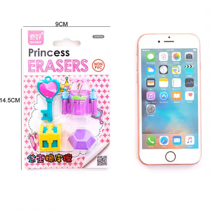 Princess  DIY Erasers set