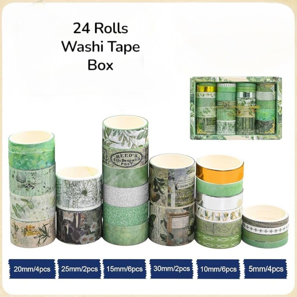 Retro Medieval 24 pcs washi tape (JD3112)