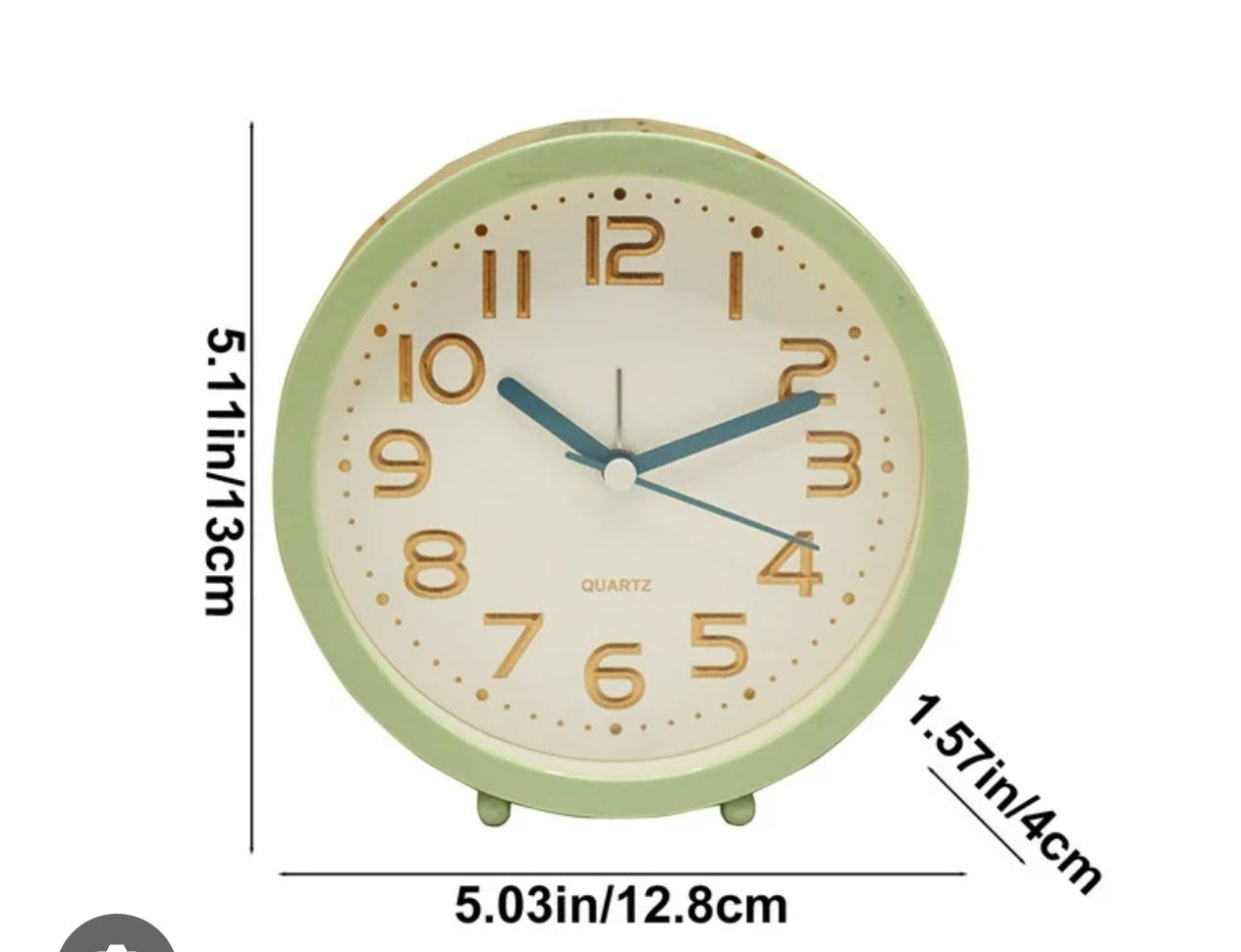 Quartz alarm clock (no.66282)