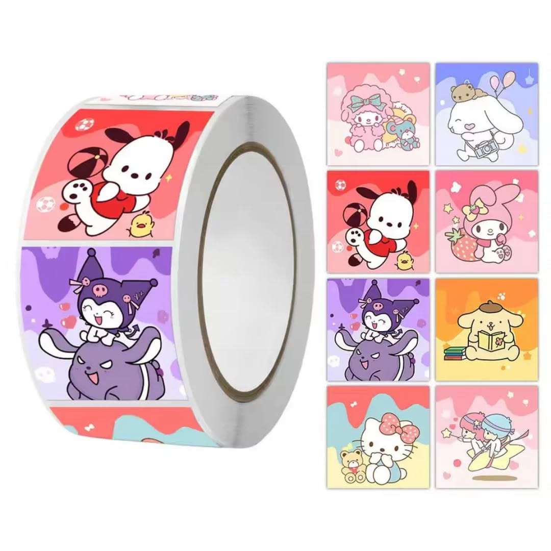 Sanrio sticker tape roll
