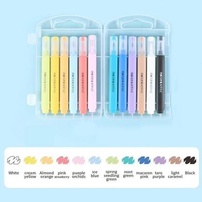 Giorgione Acrylic Marker Set of 12 pastel Colors