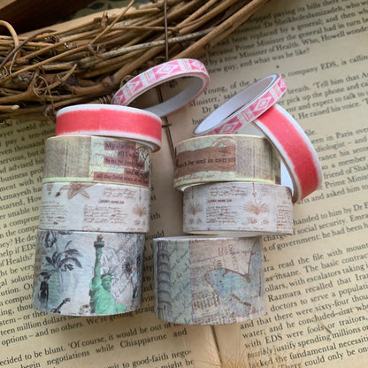 Limmy vintage washi tape 10 pcs (XM JD2645F)
