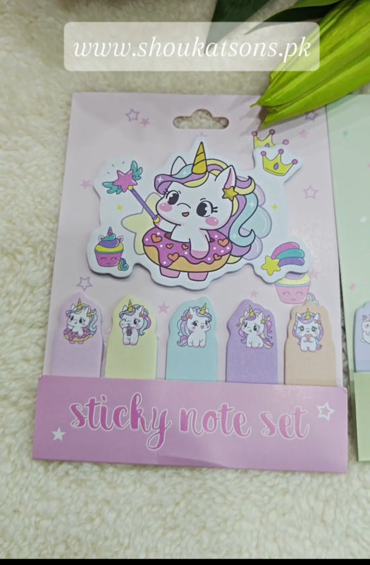 Unicorn sticky notes