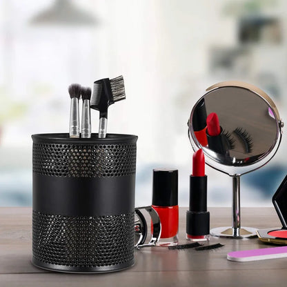 METAL MESH PEN JAR BLACK #803