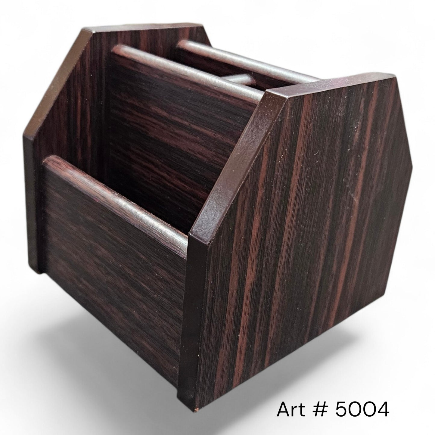 Wooden Pen Organizer Rotatable # 5004