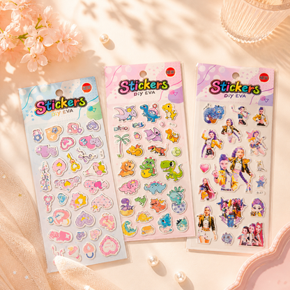 Foamic stickers (no. B)