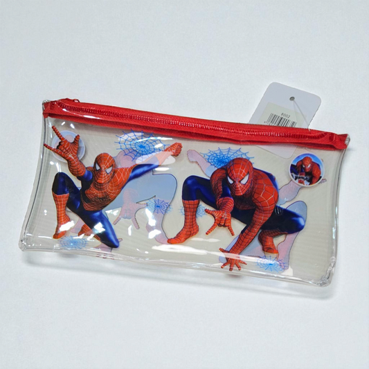 Transparent zipper pouch Spiderman