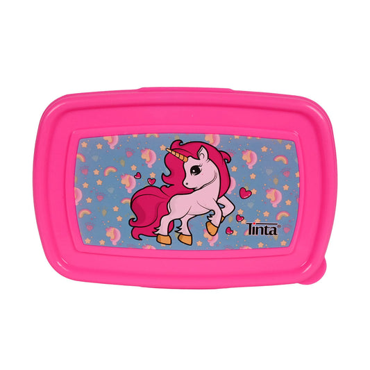 Unicorn plastic lunchbox (tinta no 1010)