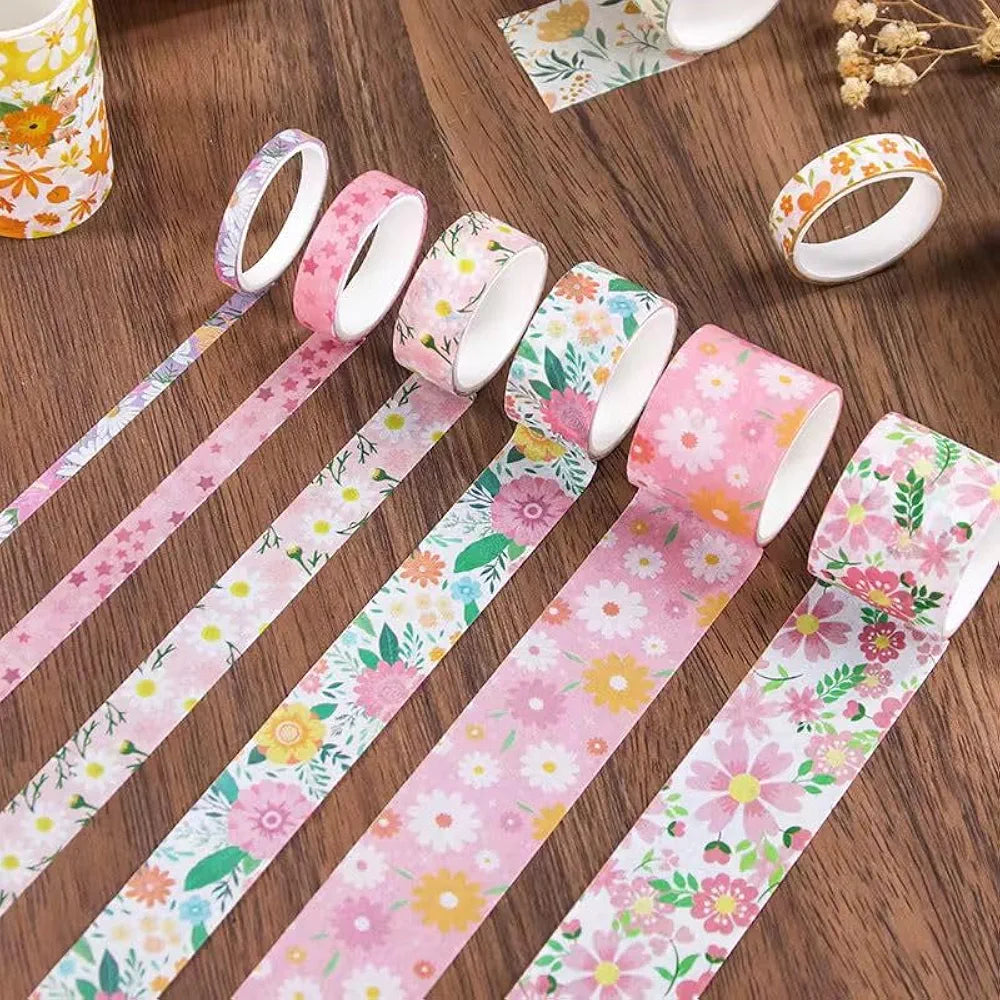 Flower series 18 rolls washi tape (JD3064)