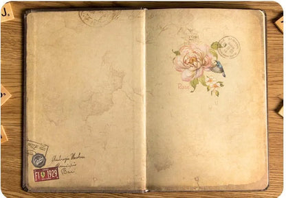 Hardcover floral journaling A5 diary notebook (sss2119)
