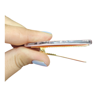 Epoxy shimmery hairpins 1 pair