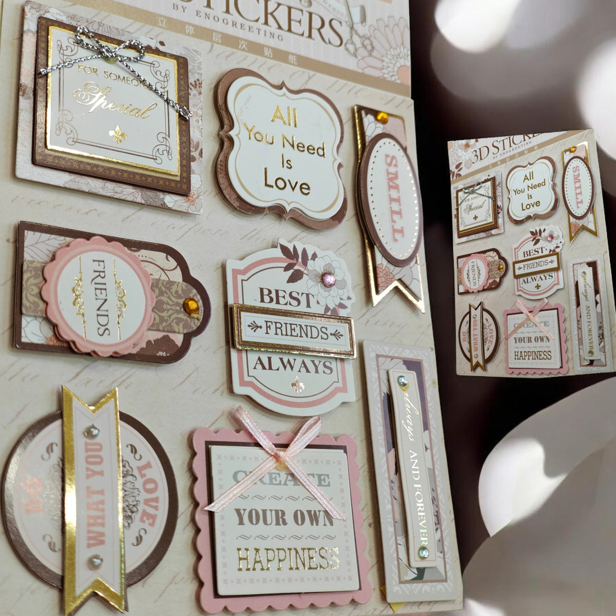 3D stickers for scrapbooks and more (ss14000)