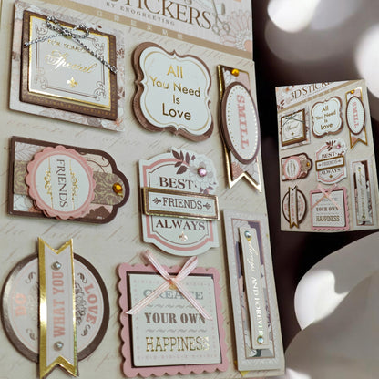 3D stickers for scrapbooks and more (ss14000)