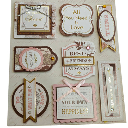 3D stickers for scrapbooks and more (ss14000)