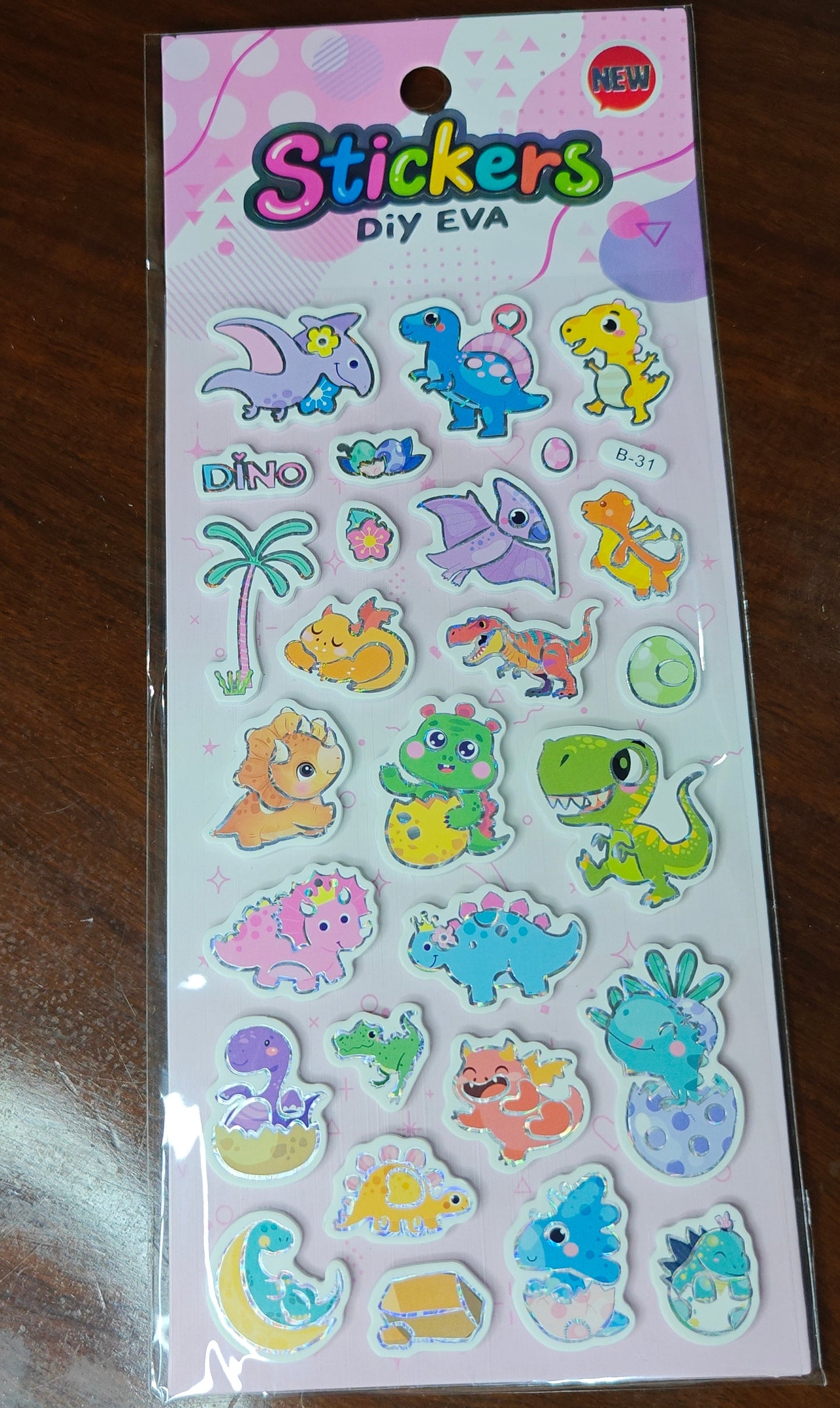 Foamic stickers (no. B)
