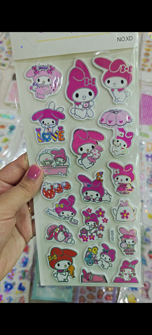 My melody foamic stickers(XD-005)