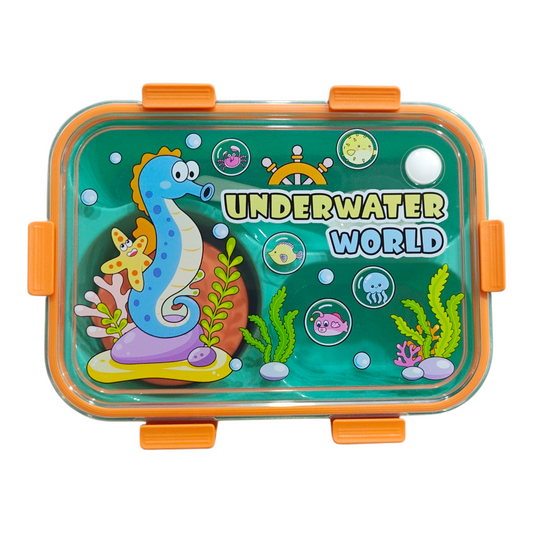 Seahorse underwater bento lunchbox with container