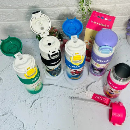 Spiderman kids stainless steel thermos water bottle 550ml (no.3329)