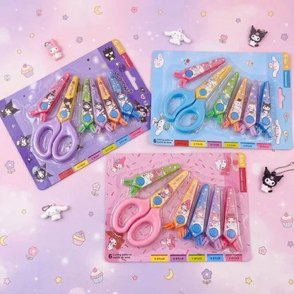 ZIG ZAG SCISSOR PLASTIC 6 STYLES