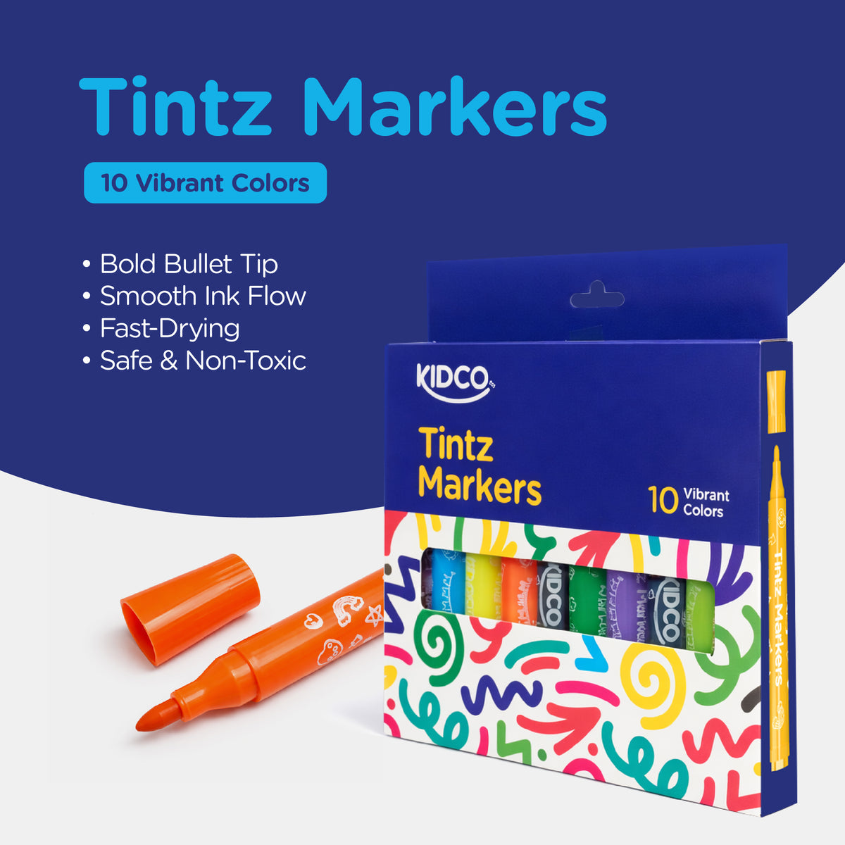 Kidco tintz bold markers for kids