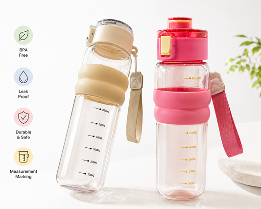 Transparent water bottleBPA free 950ml (285)