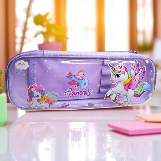 Zipper Pencil Pouch PVC Transaction Top