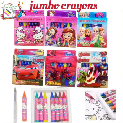 JUMBO CRAYONS COLOR 12 PCS PACK