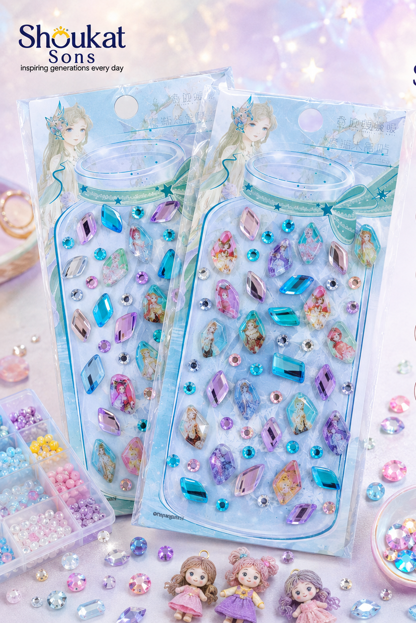 Miniso rhinestones DIY gemstones stickers